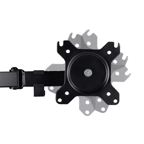 Trust GXT 1120 Mara Dual Monitor Arm 81,3 cm (32") Tisch/Bank Schwarz, 4 image