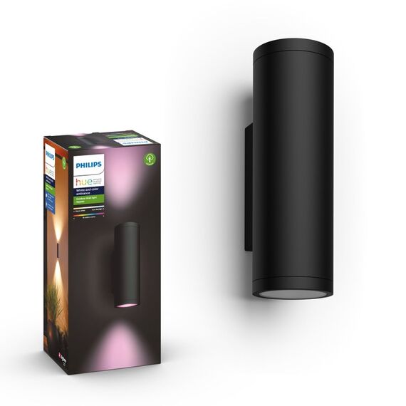 Philips Hue White and Color ambiance Appear Outdoor Wandleuchte schwarz, 5 image