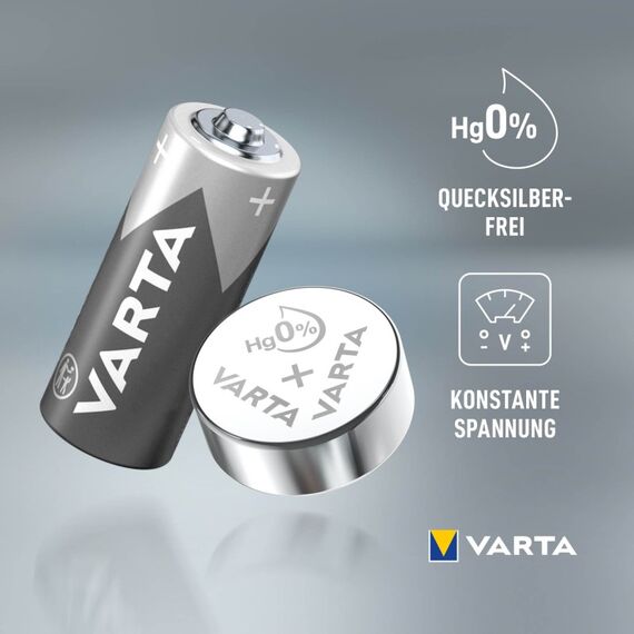 Varta Batterien V13GA/LR44 Knopfzelle, 1 Stück, Alkaline Special, 1,5V, kindersichere Verpackung, für Spielsachen, Taschenrechner, Messgeräte, 8 image