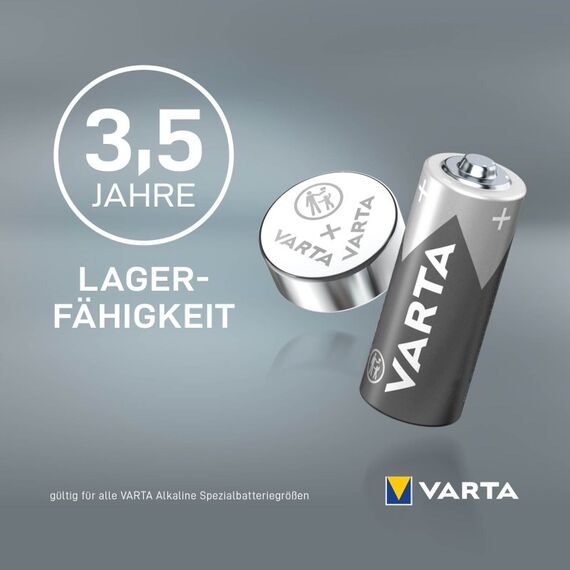 Varta Batterien V625U/PX625A Knopfzelle, 1 Stück, Alkaline Special, 1,5V, kindersichere Verpackung, für Spielsachen, Taschenrechner, Messgeräte, 8 image