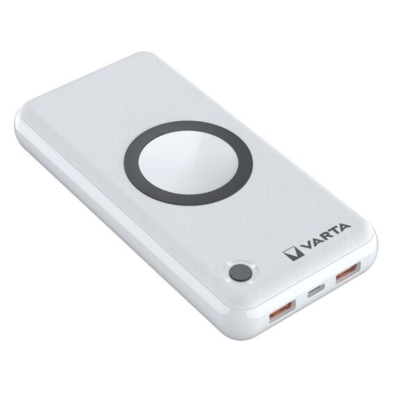 Varta Wireless Powerbank 20000 mAh (USB Typ C PD, 2x USB A QC, qi Wireless, 2in1 Produkt) inkl. Ladekabel, 3 image