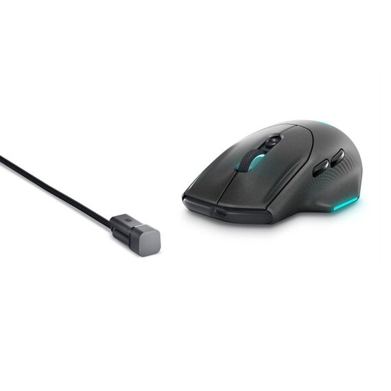 Alienware AW620M Maus Gaming Rechts RF Wireless + USB Type-C Optisch 26000 DPI, Farbe: Schwarz, 4 image