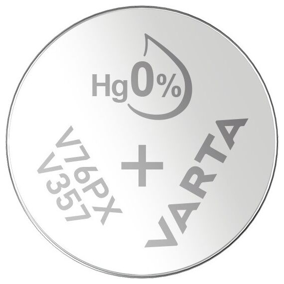 Varta Batterien V13GS/V357/SR44 Knopfzelle, 1 Stück, Silver Coin, 1,55V, kindersichere Verpackung, für elektronische Kleingeräte - Uhren, Autoschlüssel, Fernbedienungen, Waagen, Made in Germany