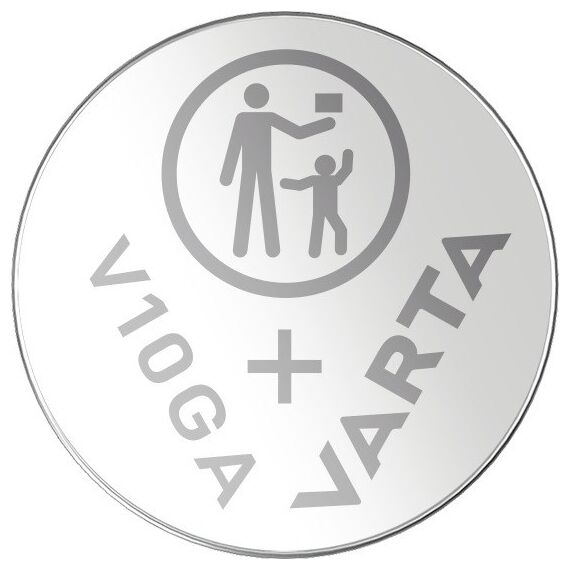 Varta Batterien V10GA/LR54 Knopfzelle, 1 Stück, Alkaline Special, 1,5V, kindersichere Verpackung, für Spielsachen, Taschenrechner, Messgeräte, 2 image