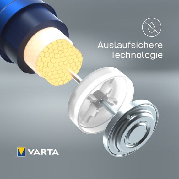 Varta Batterien AA, 10 Stück, Longlife Power, Alkaline, 1,5V, ideal für Spielzeug, Funkmaus, Taschenlampen, Verpackung zu 90% recycelt, Made in Germany, 5 image