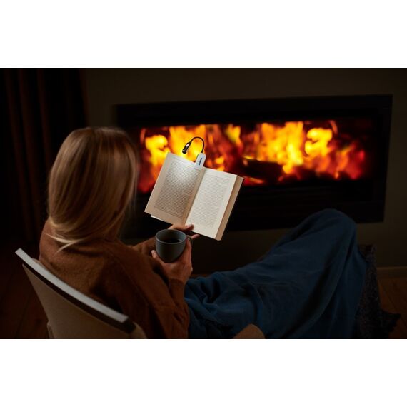 Varta Leselampe LED inkl. 2x CR2032 Batterien, Book Light, Klemmlampe, Leselicht für Buch, Tastatur, Tischleuchte für Notenständer, 6 image