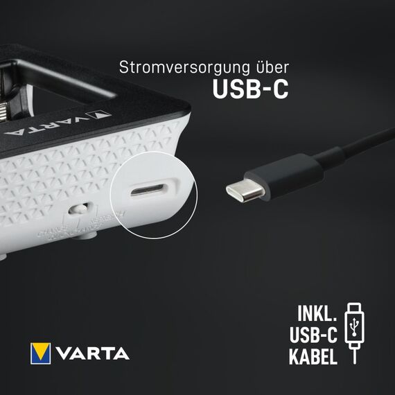 Varta LCD Ultra Fast Charger+ AA & AAA (NiMH Akkus inkl. 4x AA 2100 mAh Akkus & AC sdapter & 12 V Adapter), schwarz, 12 image