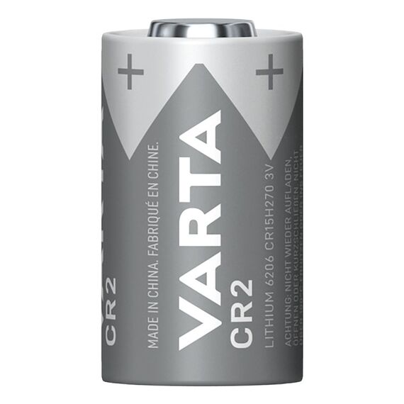 Varta Batterien CR2 Lithium Rundzelle, 2 Stück, 3V, Spezialbatterien für elektronische Kleingeräte, mit langanhaltender, höchster Leistung