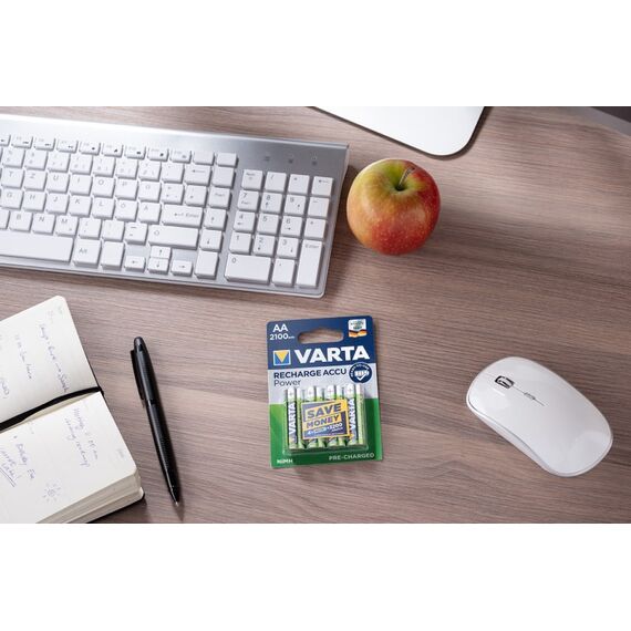 Varta Recharge Accu Power D 3000 mAh 2er-Pack (vorgeladener NiMH-Akku, Micro, wiederaufladbarer Akku, gebrauchsfertig), 4 image