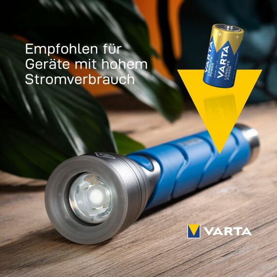 Varta LONGLIFE Power, Alkaline Batterie, C, Baby, LR14, 2er Pack, Made in Germany, 7 image