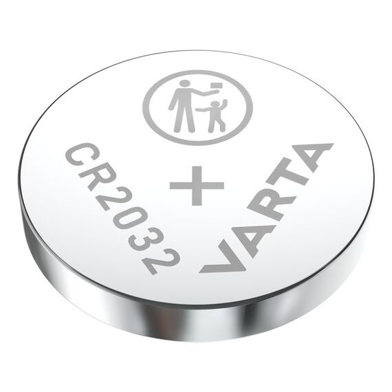 Varta Batterien Knopfzelle CR2032, 1 Stück, Lithium Coin, 3V, kindersichere Verpackung, für elektronische Kleingeräte - Autoschlüssel, Fernbedienungen, Waagen