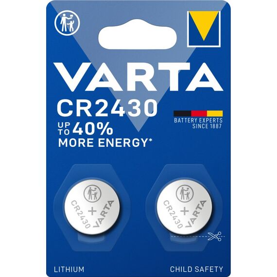 Varta LITHIUM Coin CR2430 (Knopfzellenbatterie, 3V) 2er-Pack, 3 image