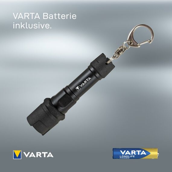 Varta Taschenlampe LED Mini inkl. 1x AAA Batterien, Indestructible Key Chain Light Schlüsselleuchte, Taschenleuchte, Schlüsselanhänger, sehr robust, spritzwassergeschützt, 5 image