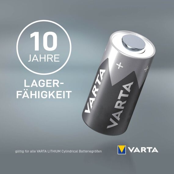 Varta Batterien CR2 Lithium Rundzellen, 10 Stück, 3V, Spezialbatterien für elektronische Kleingeräte, mit langanhaltender, höchster Leistung, 11 image