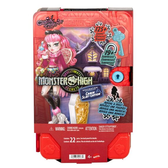 Monster High Skulltimate Secrets Hütten-Gruselurlaub Spielset, Cupid Asteria-Puppe und Zubehör, 5 image