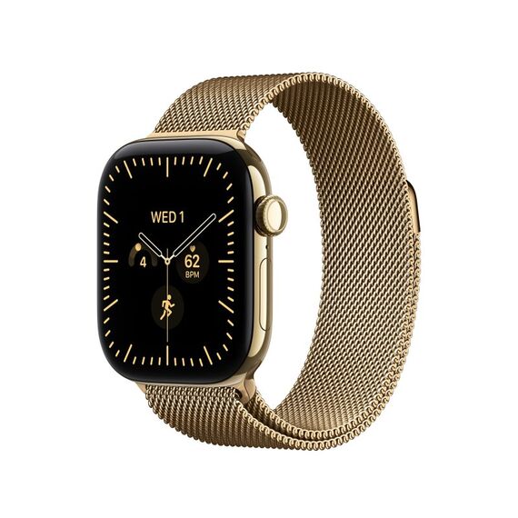 Apple 42 mm Milanaise Armband Brillantgold, 2 image