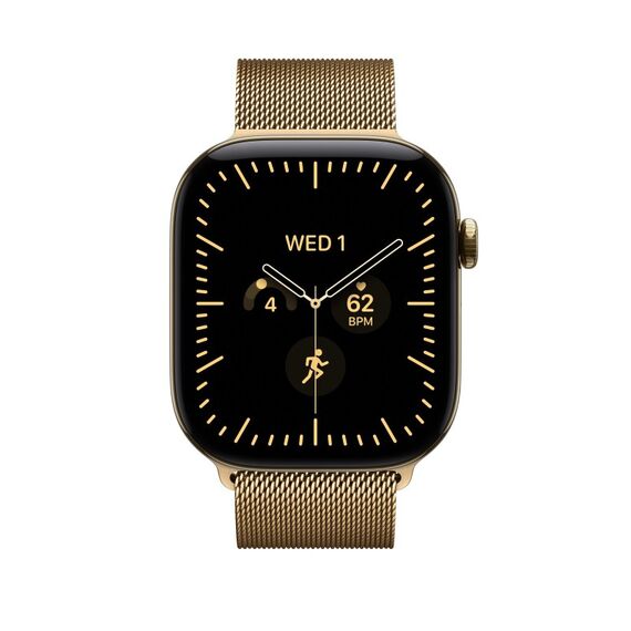 Apple 46 mm Milanaise Armband Brillantgold - M/L, 3 image