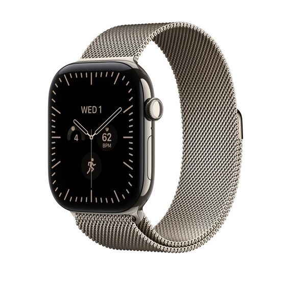 Apple 46 mm Milanaise Armband Natur - M/L, 2 image