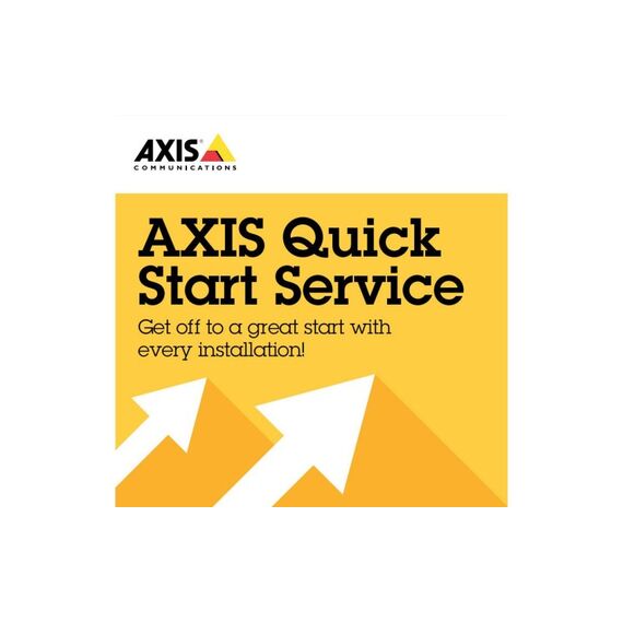 AXIS Quick Start Service 2 Stunden Remote Live Support für Installation, E2E
