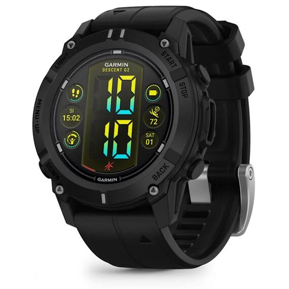 Garmin DESCENT G2 PINK (ED) 3,05 cm (1.2") AMOLED 45.5 mm Digital 390 x 390 Pixel Schwarz GPS