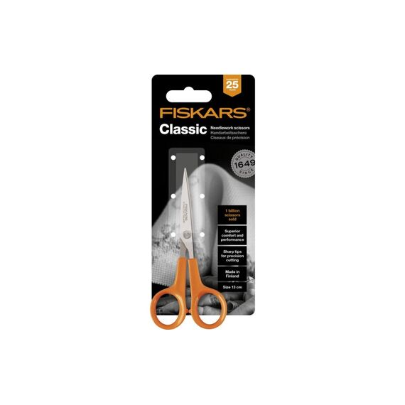 Fiskars Classic-Micro-Tip-Handarbeitsschere 13cm