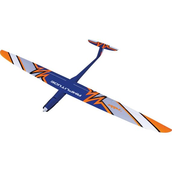Robbe Modellsport Amplitude ARF 1,8m Voll-Carbon Neon Orange/Blau, Sichtcarbon