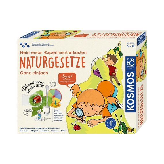 Kosmos Experimentierkasten Naturgesetze Alter: 5-8 Jahre, Deutsch