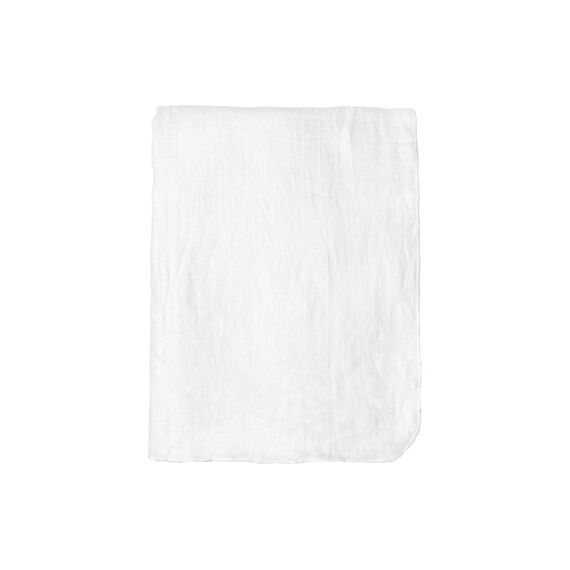 BC Gracie Stofftischtuch Pure White, 100% Leinen
