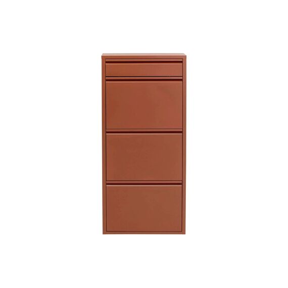 Kare Schuhschrank Caruso 3 plus 1 Braun