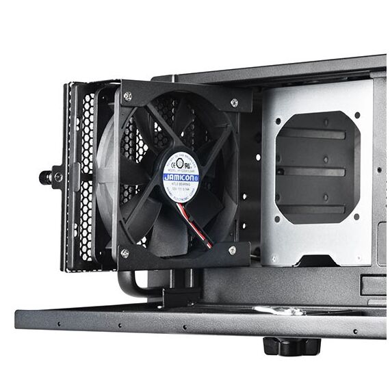 Silverstone RM400 Rack Schwarz, Grau, 5 image