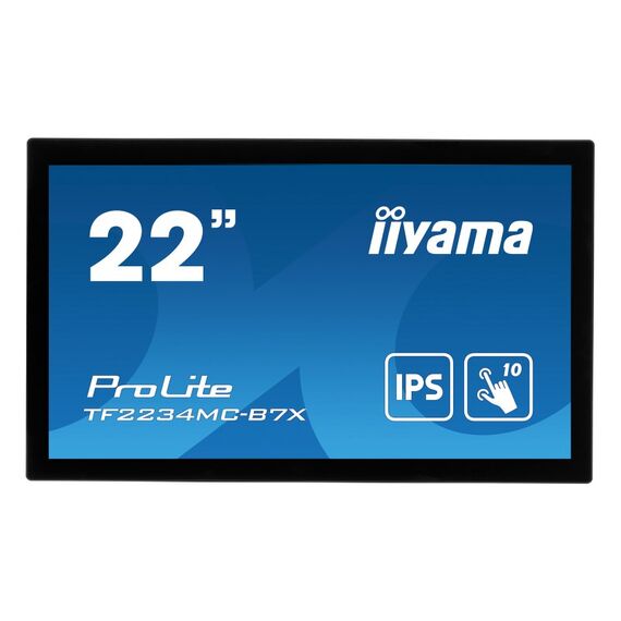 iiyama ProLite TF2234MC-B7X Computerbildschirm 54,6 cm (21.5") 1920 x 1080 Pixel Full HD LED Touchscreen Multi-Nutzer Schwarz