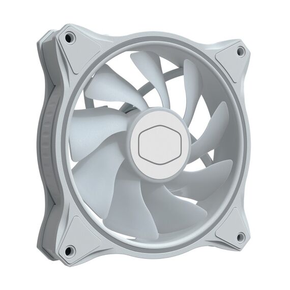 Cooler Master MasterFan MF120 Halo 3in1 White Edition Computergehäuse Ventilator 12 cm Weiß 3 Stück(e)