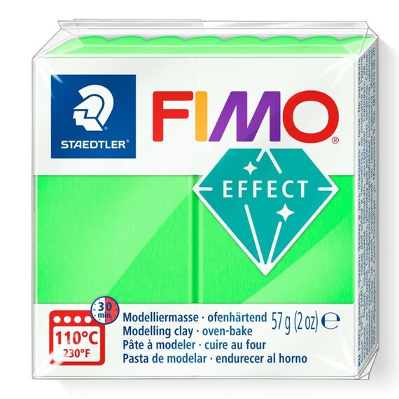 Staedtler FIMO 8010 Modellierton 57 g Grün 1 Stück(e), Farbe: Grün