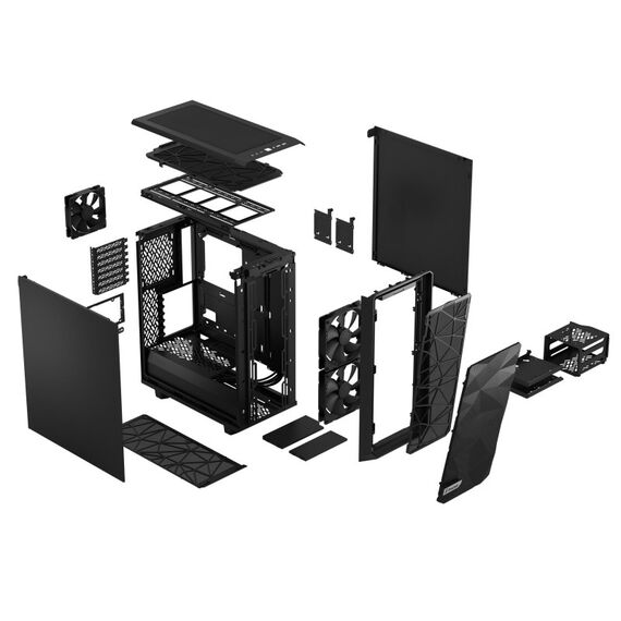 Fractal Design Meshify 2 Compact Tower Schwarz, 4 image