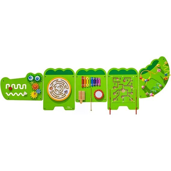 VIGA Wandspielzeug mit Krodilmotiv