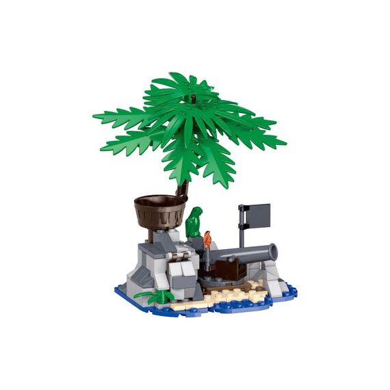 BRIXIES Plus Pirateninsel ca. 162 bricks