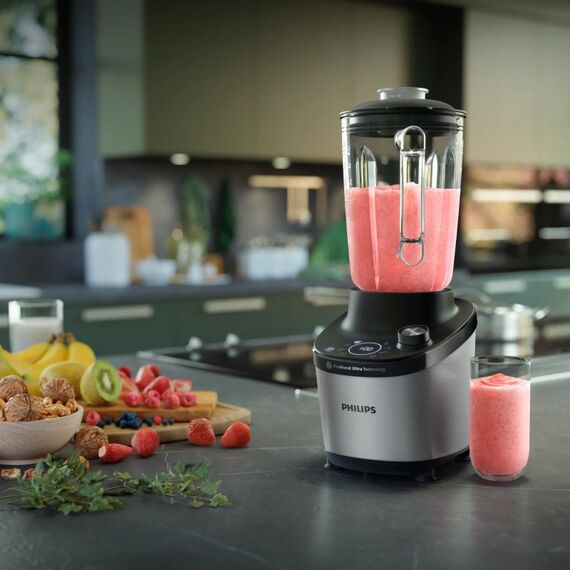 Philips 7000 series HR3760/12 Mixer 2 l Tischplatten-Mixer 1500 W Schwarz, Edelstahl, 7 image