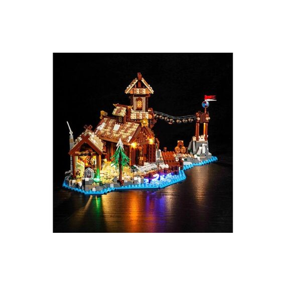 Licht Set LEGO Wikingerdorf 21343 inkl. Fernbedienung