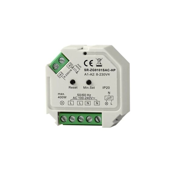 Sunricher Zigbee 3.0 Dimmaktor 400 W für RC-Lasten, hue kompatibel