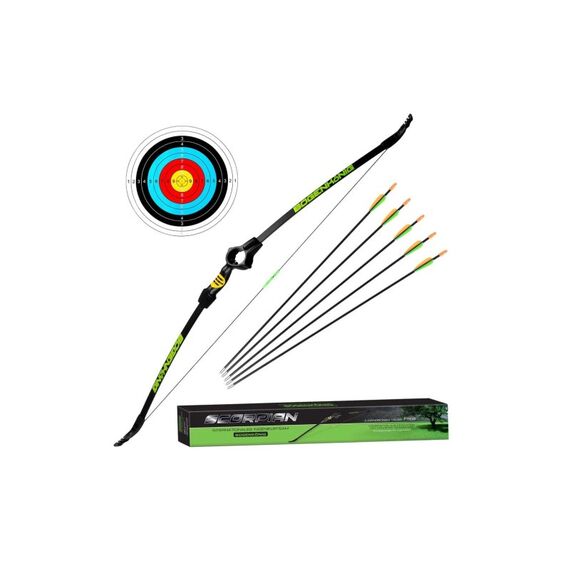 Bogen König Bogenkönig Bogenschiess Set Mit Köcher 15lbs 10 Pfeile + Zielscheibe