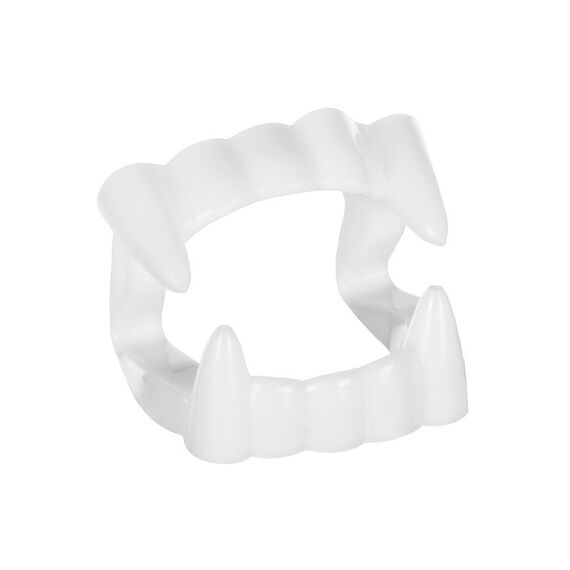PartyDeco STD12 Kostümzubehör Dracula-Zähne Erwachsener Unisex
