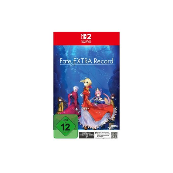 Marvelous Games Fate/EXTRA Record, Switch 2 Alter: 12+, Game-Key Card