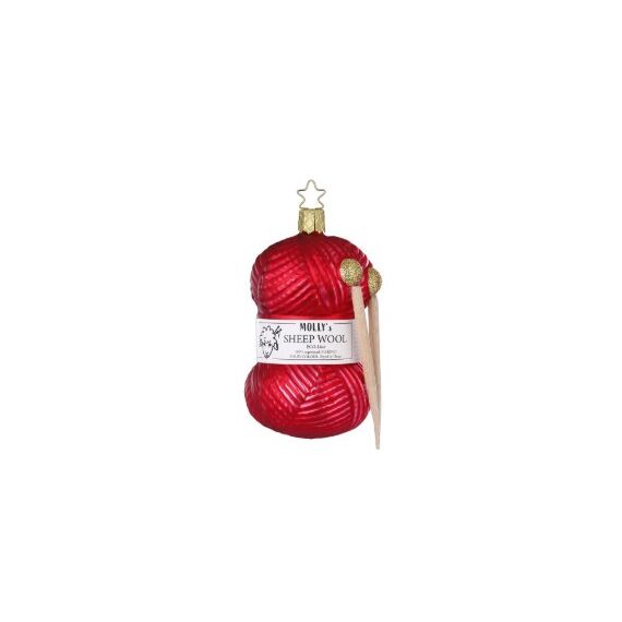 Inge‘s Christmas Decor 10136U022 Christbaumschmuck Spezifisches Weihnachtsornament Glas Rot