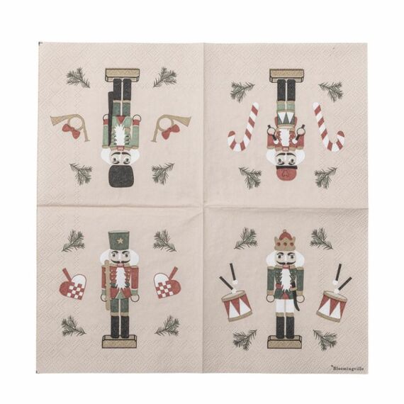Bloomingville Jolly Serviette, Grün, FSC® Mix, Papier