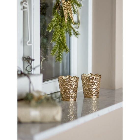 Bloomingville 82068435 Kerzenständer Metall Gold