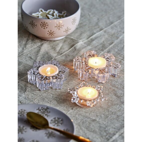 Bloomingville 82072878 Kerzenständer Glas Transparent, 2 image