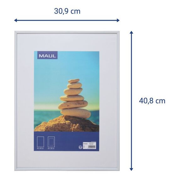 MAUL 1935802 Bilderrahmen Einzelbilderrahmen Weiß, 6 image