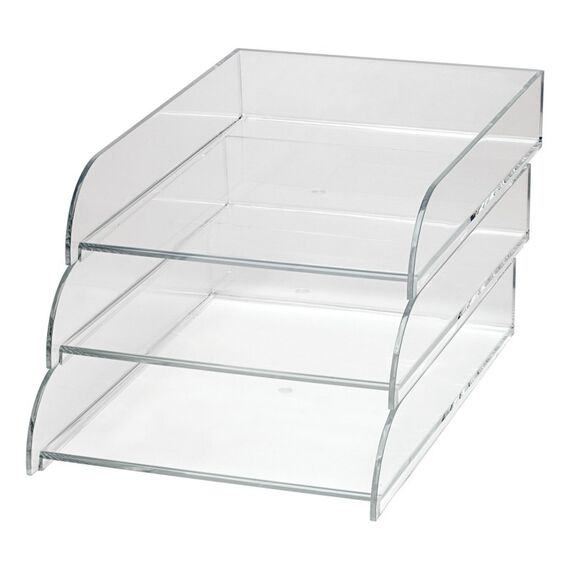 MAUL 1950105 Schreibtischablage Acryl Transparent, 2 image