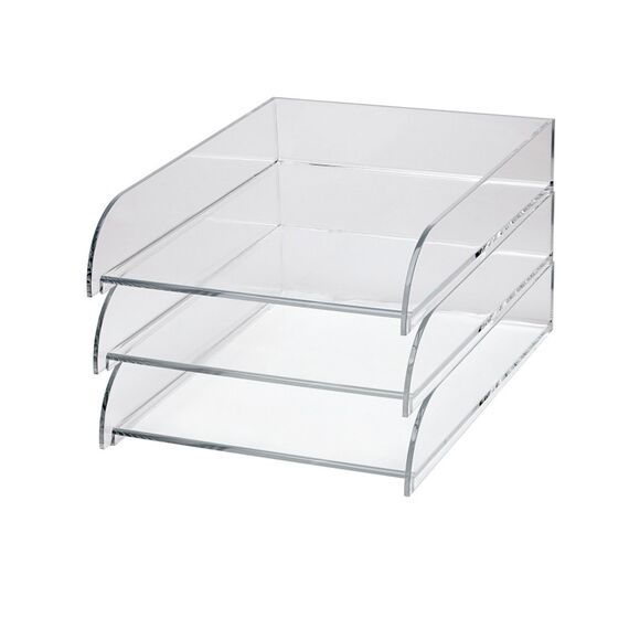 MAUL 1950105 Schreibtischablage Acryl Transparent, 3 image