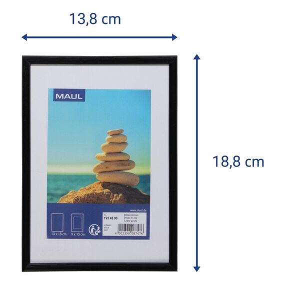 MAUL 1934890 Bilderrahmen Einzelbilderrahmen Schwarz, 3 image